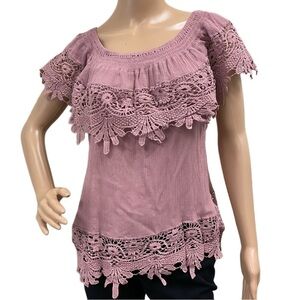 Pie in the Sky Pink Shirt - Medium